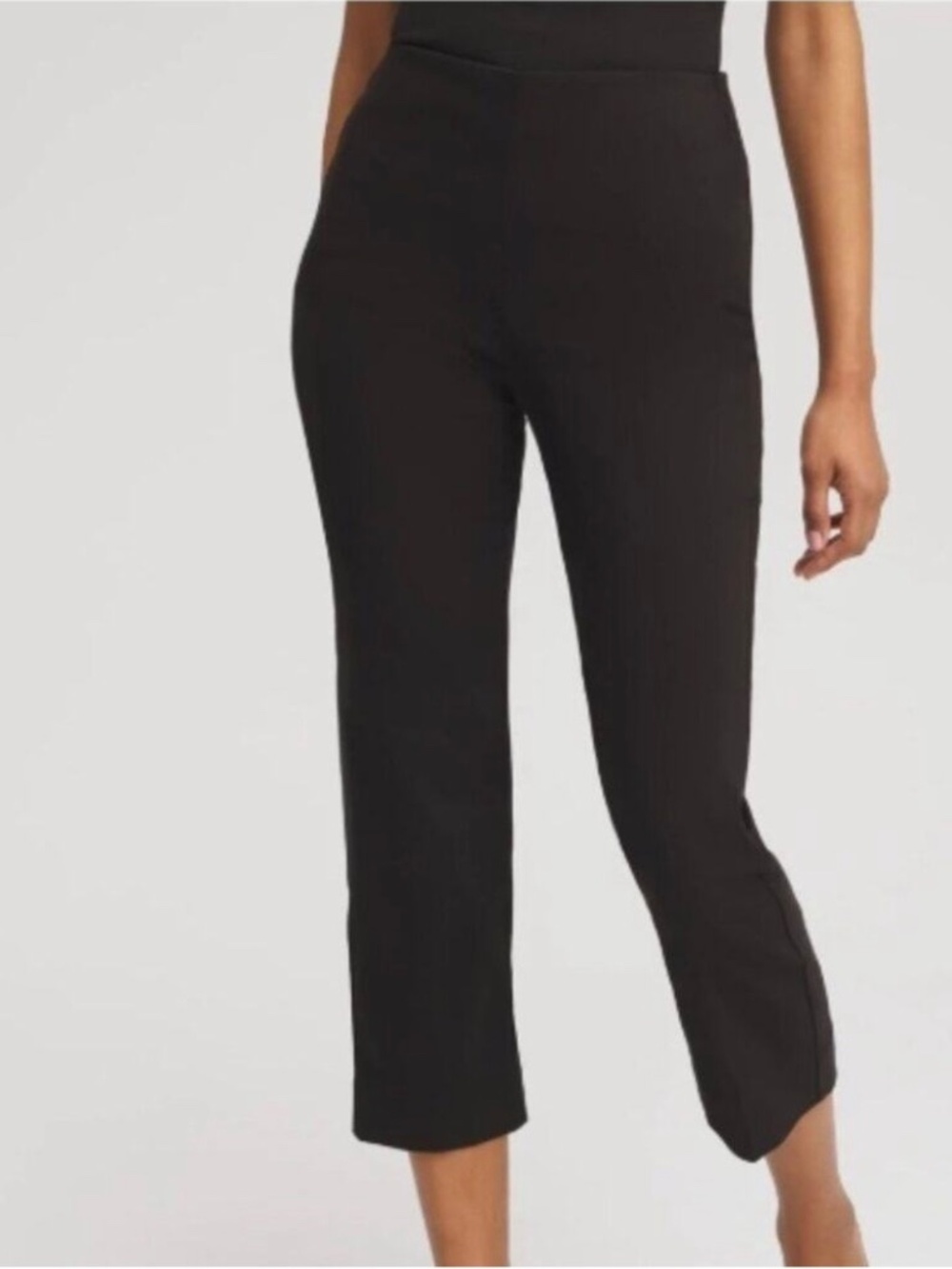 Chico's So Slimming Juliet Straight Crops Black Chico's 0.5 (US 6) NWT